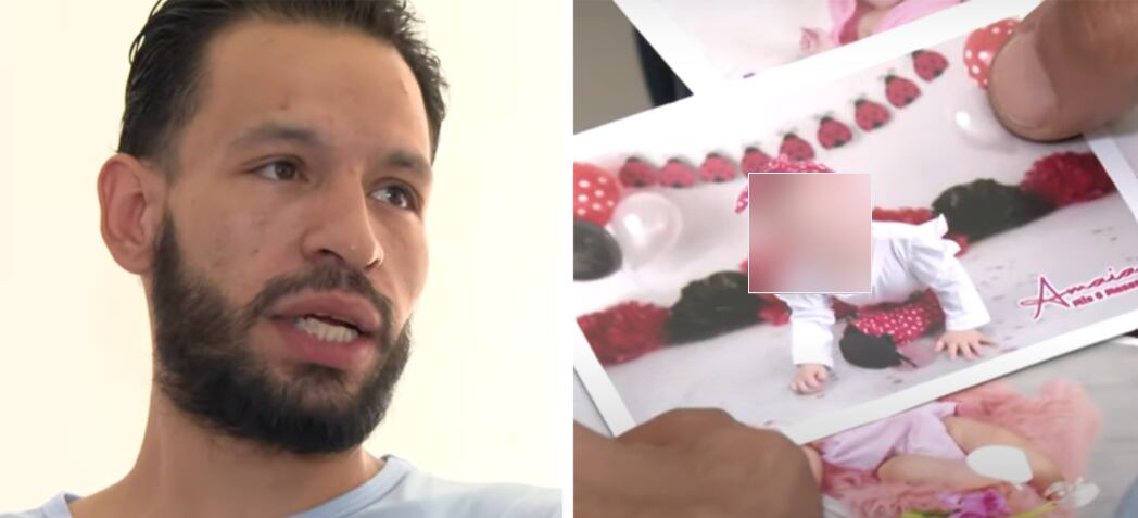 Alexander Montoya Jaramillo, papá de la niña Amaia, de 2 años, víctima de maltrato en Medellín.