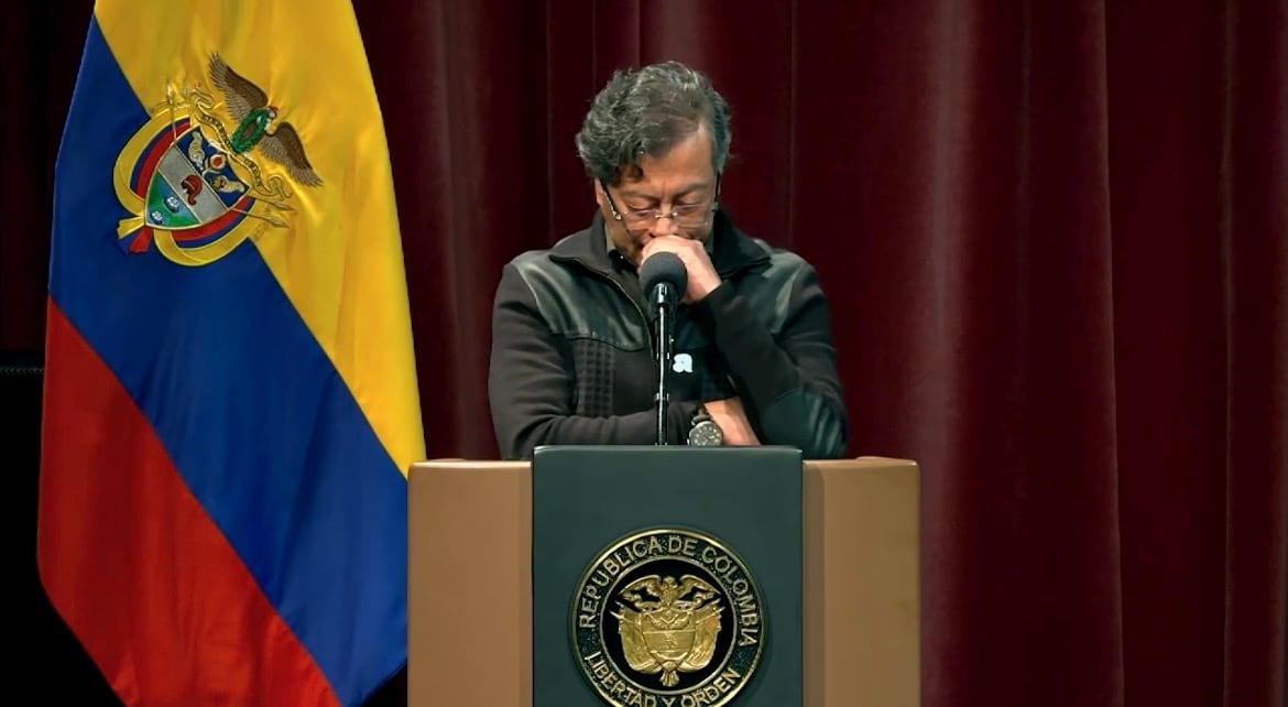 El presidente Gustavo Petro mencionó una vez más la lista Clinton.
