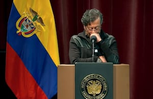 El presidente Gustavo Petro mencionó una vez más la lista Clinton.