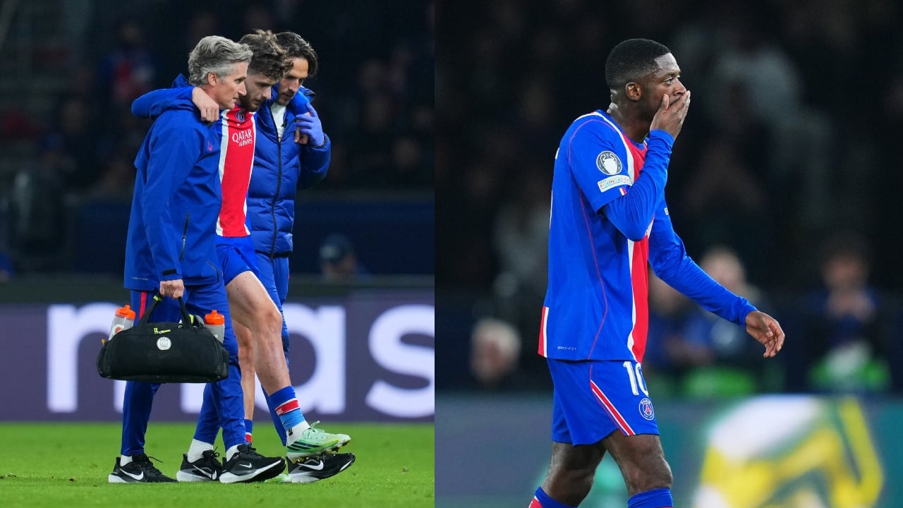 Kvaratskhelia y Dembelé.