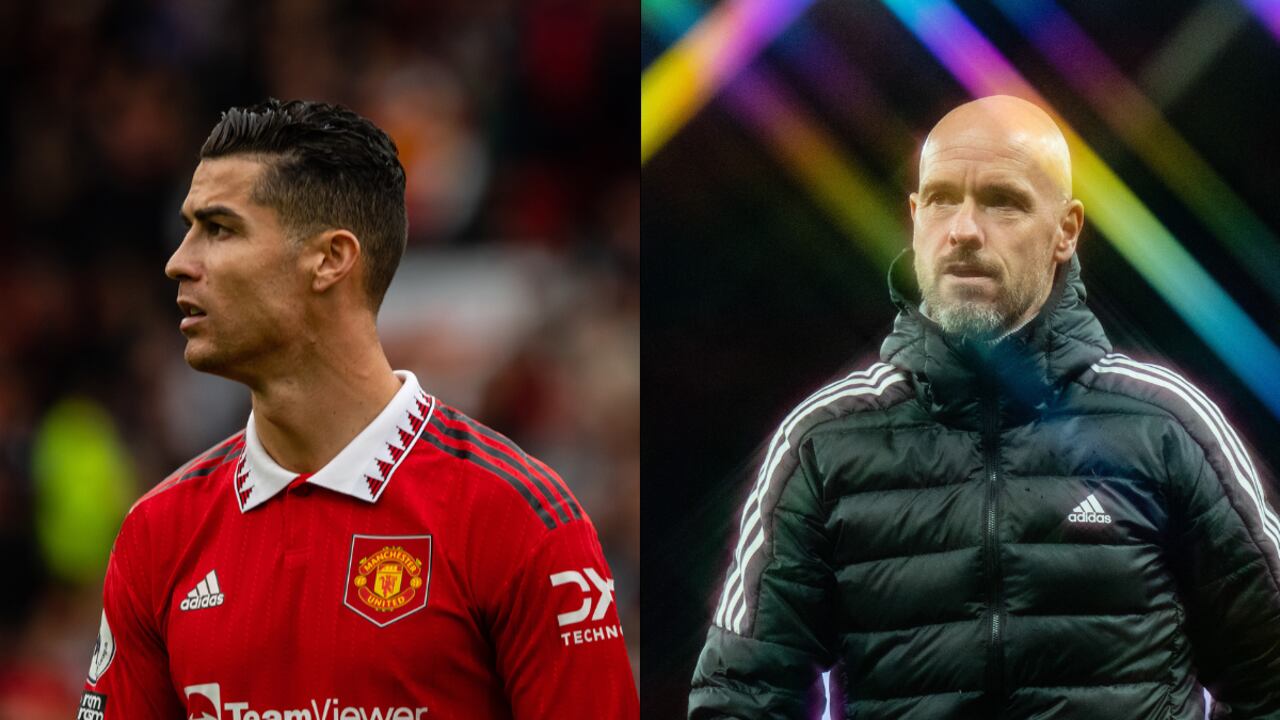 Cristiano Ronaldo y Ten Hag pasan su peor momento.
