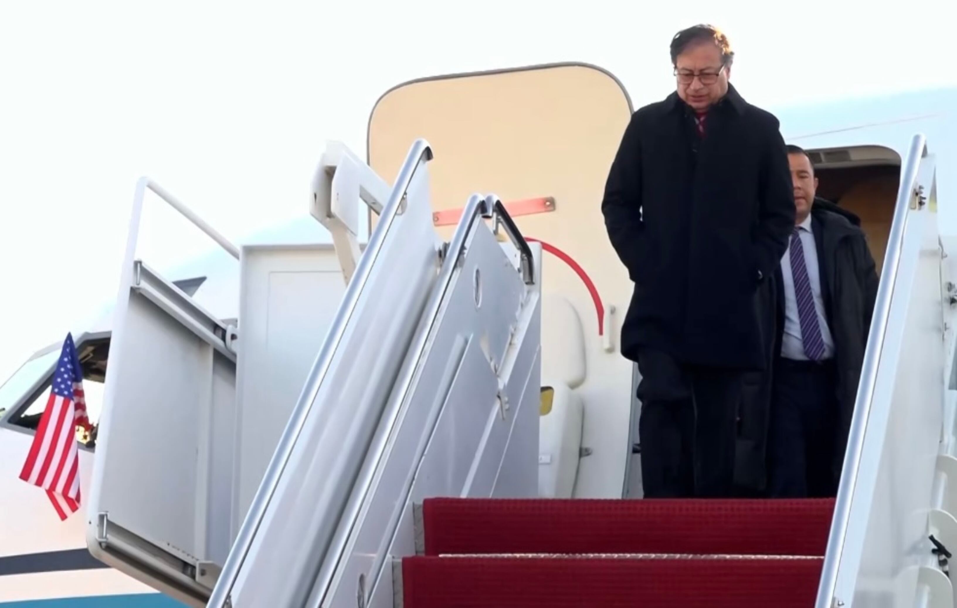 Presidente Gustavo Petro llegada Washington