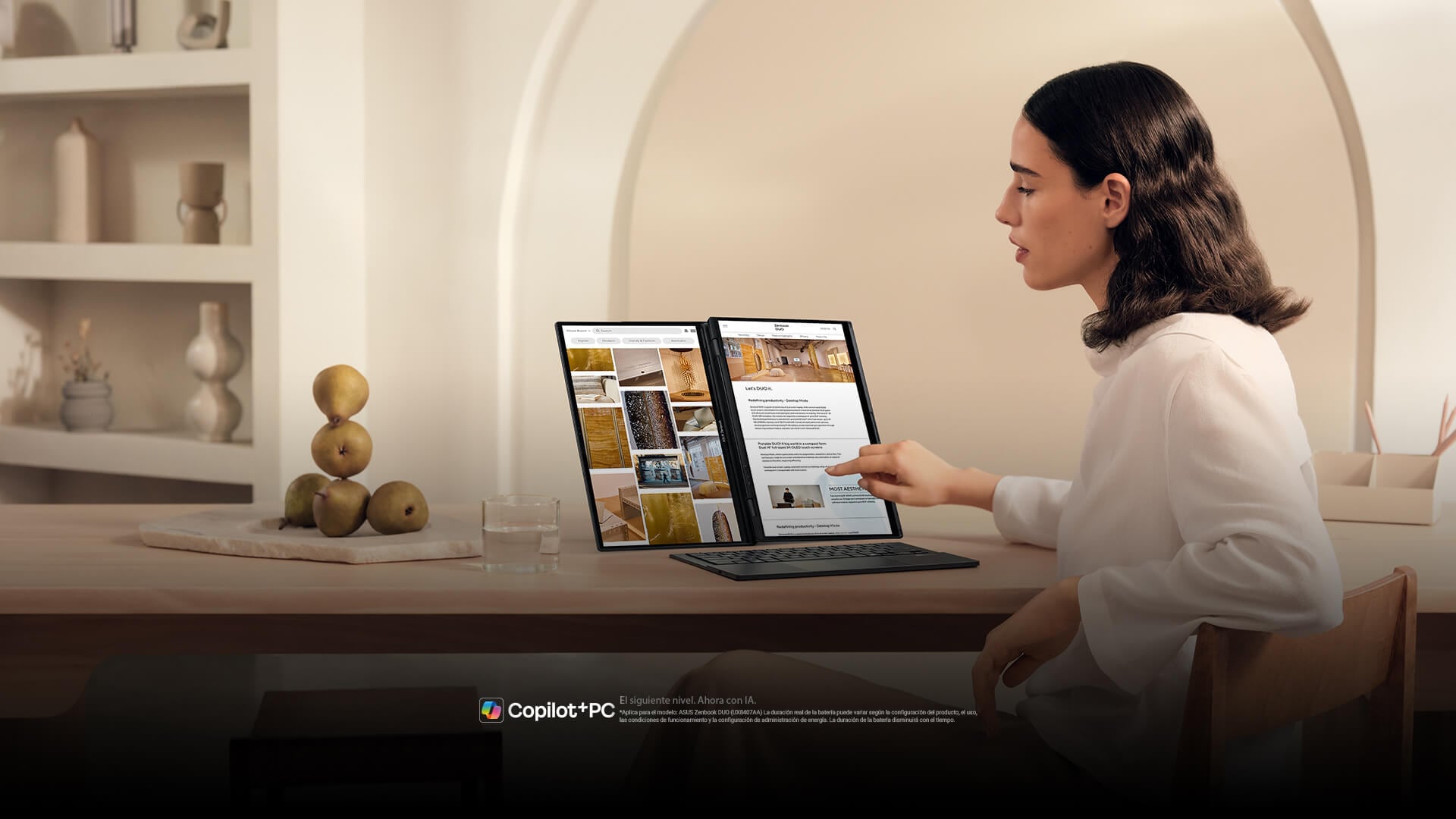 ASUS redefine la productividad móvil con la nueva laptop de doble pantalla Zenbook DUO (2026)