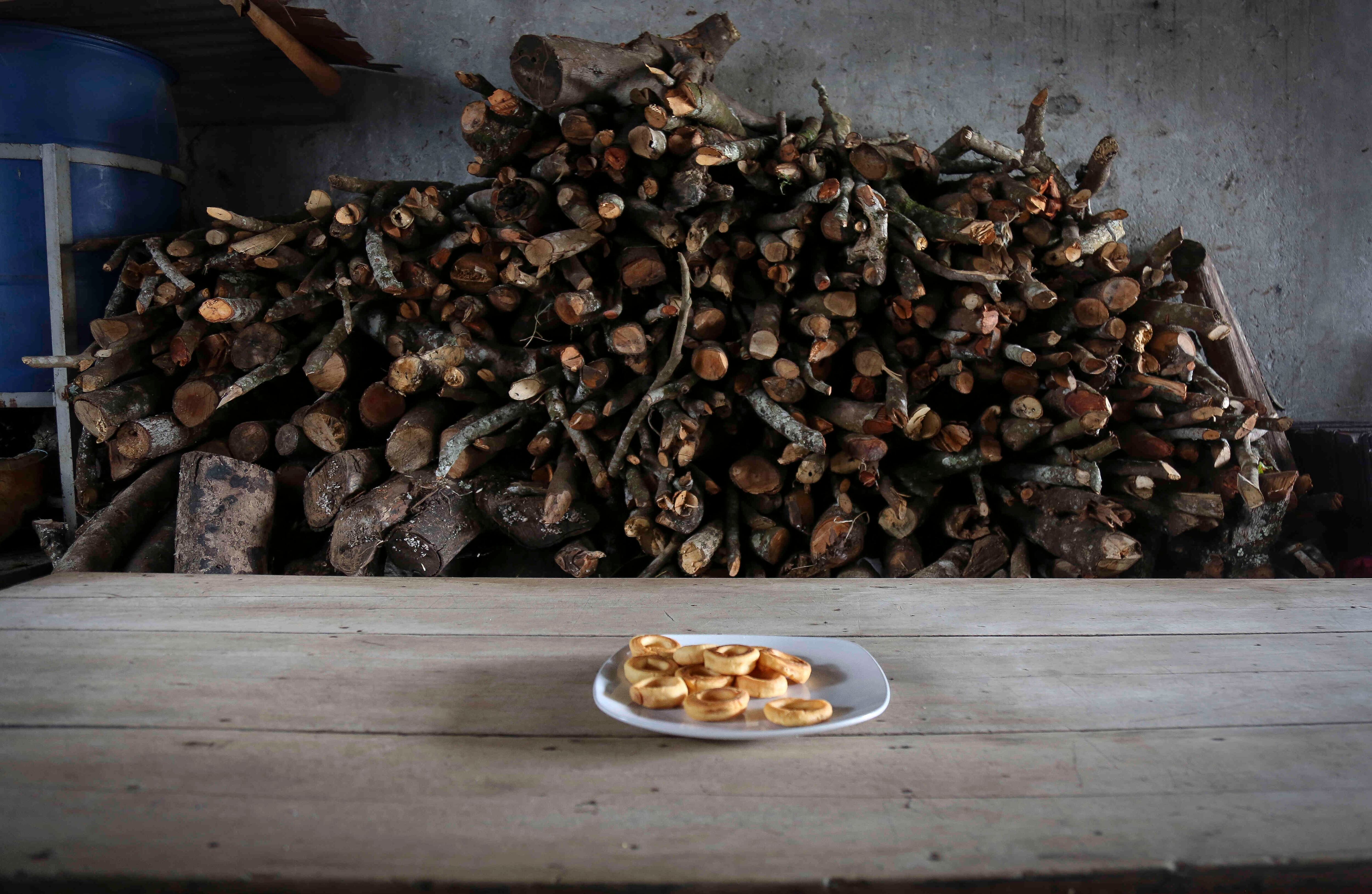 El 'pan de arroz' es un producto artesanal típico del llano, elaborado a base de arroz y cuajada y producido principalmente en el municipio de Restrepo (Meta). Estas rosquillas hacen parte de las delicias del llano.  Foto: Esteban Vega La-Rotta