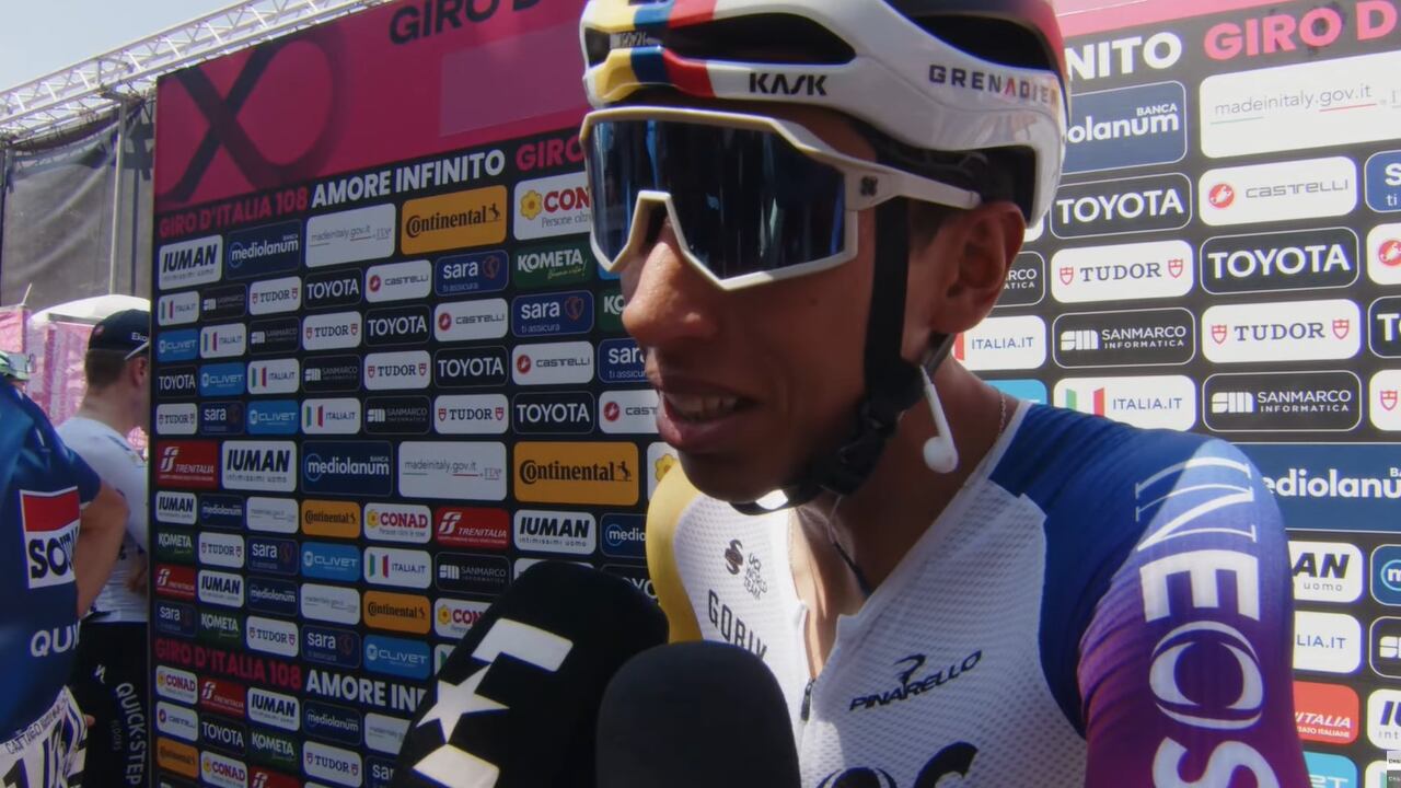 Egan Bernal, ciclista colombiano del Ineos Grenadiers