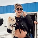 Greeicy Rendón posó sin ropa y mostró lo grande que está la barriga de su embarazo