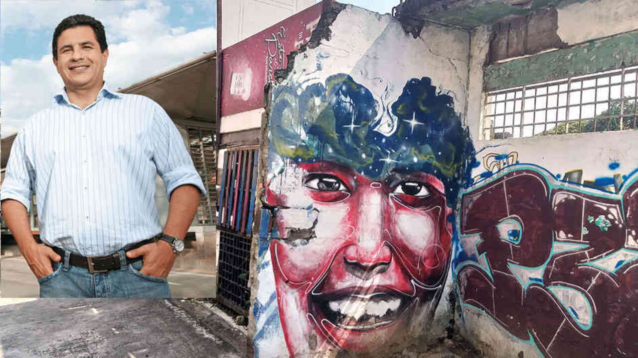 En el lote del Club San Fernando, que se encuentra en ruinas, Ospina quiere construir un parque interactivo y tecnológico.