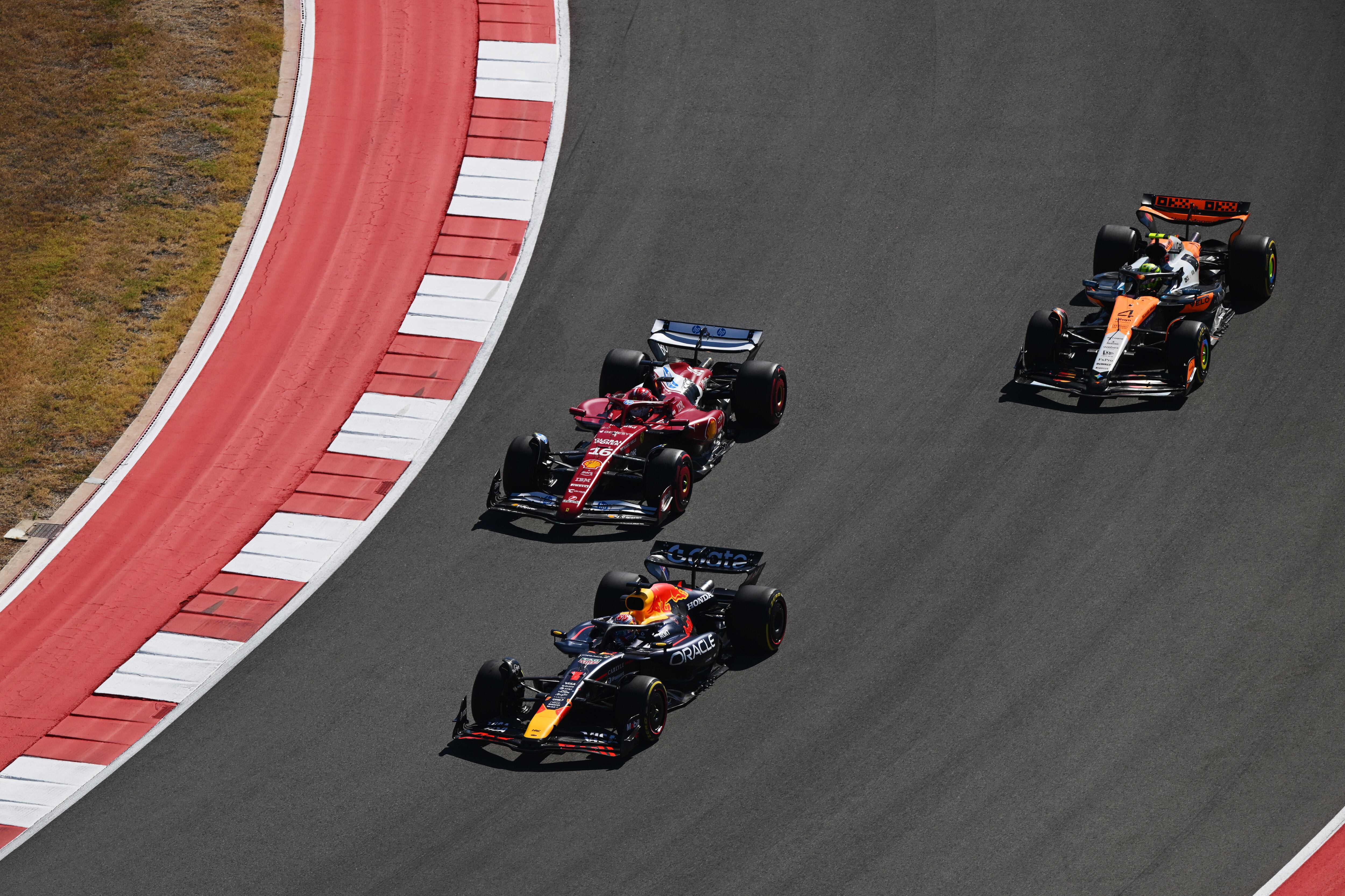 Lucha por la punta liderada por Verstappen en el GP de Estados Unidos