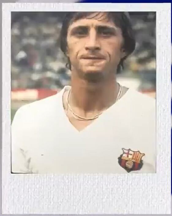 La camiseta que vistió Johan Cruyff.