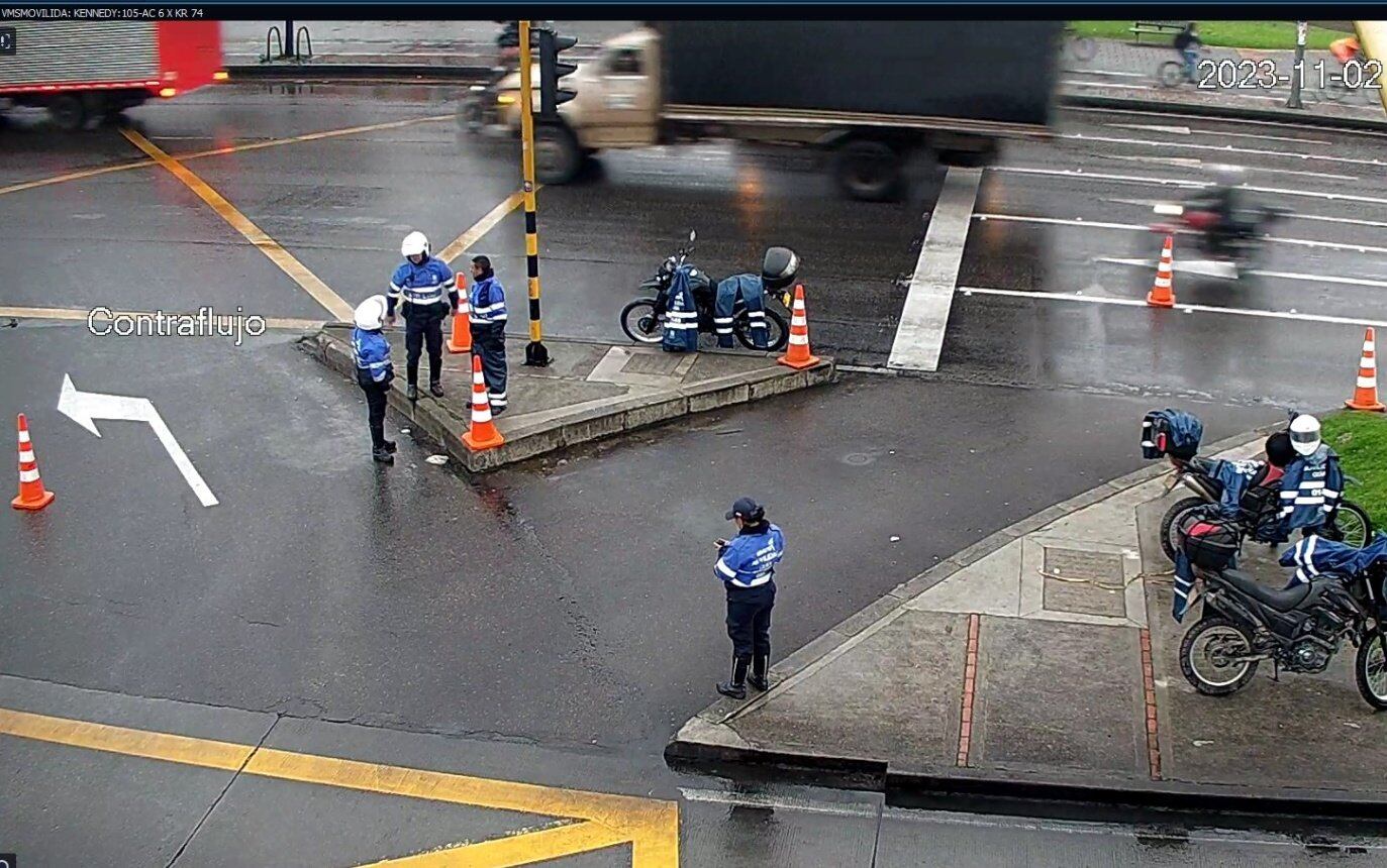 Se reporta congestión en algunas vías de Bogotá, para la mañana de este jueves 2 de noviembre.
