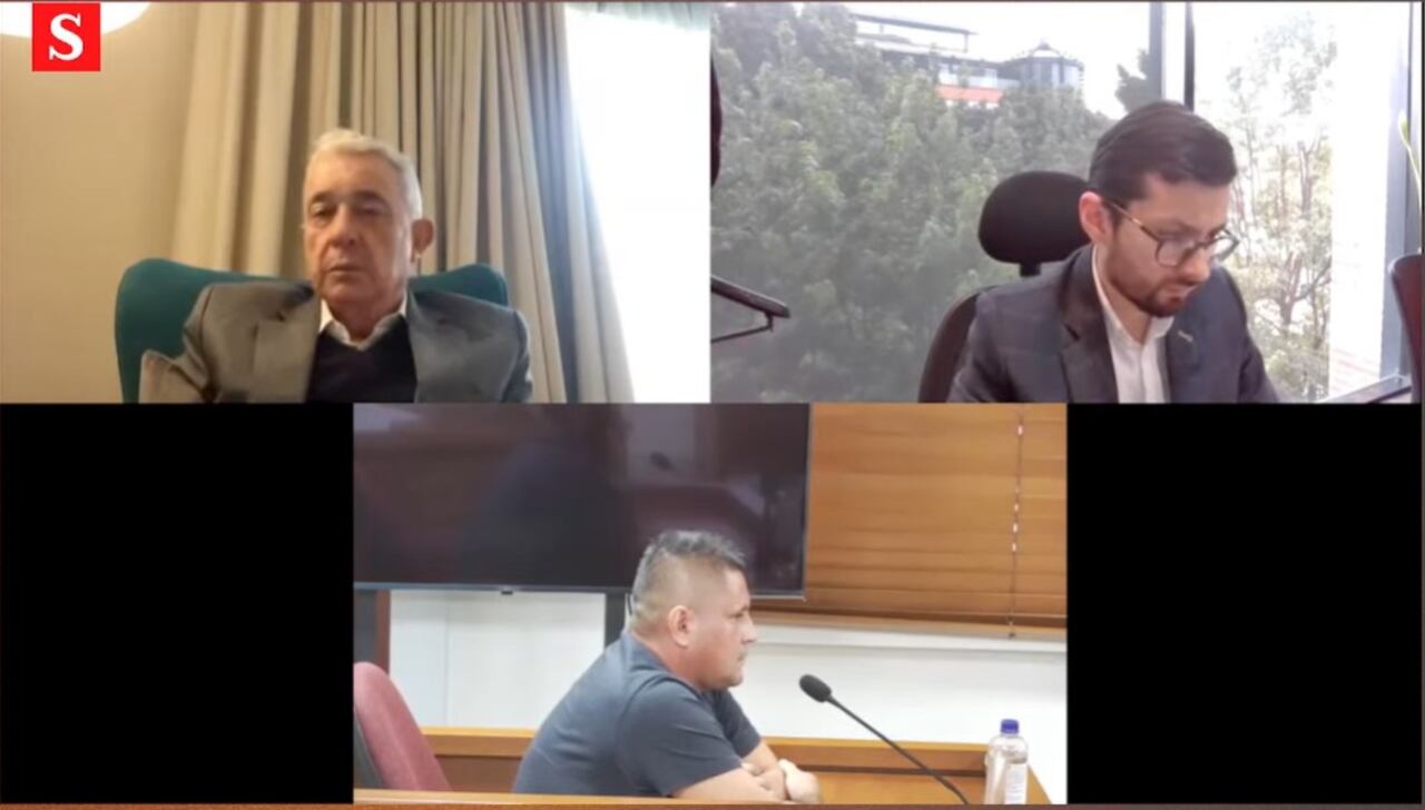Alias Racumín declaró este viernes en el juicio contra el expresidente Álvaro Uribe Vélez.