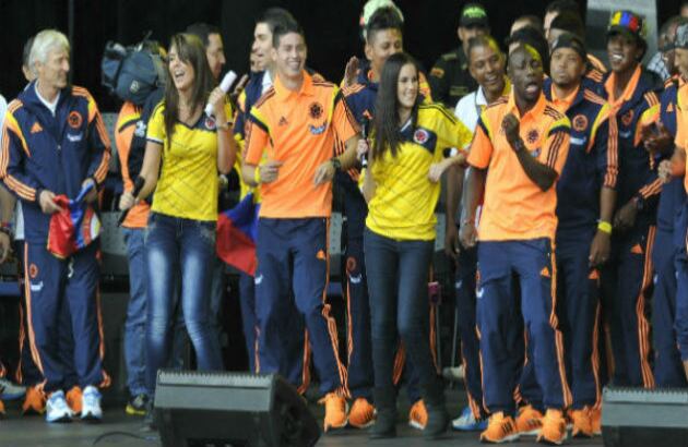 Colombia por primera vez llega a cuartos de final en un Mundial y logra ubicarse entre las ocho mejores selecciones del Mundo. Foto: Carlos Julio Martínez / SEMANA.
