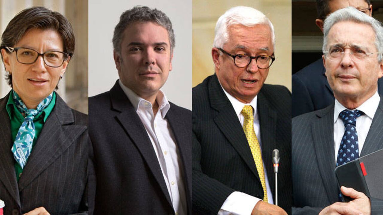 Claudia López, Iván Duque, Jorge Robledo y Álvaro Uribe suelen ser antagonistas políticos, pero en esta ocasión los unió el rechazo a la reforma tributaria.