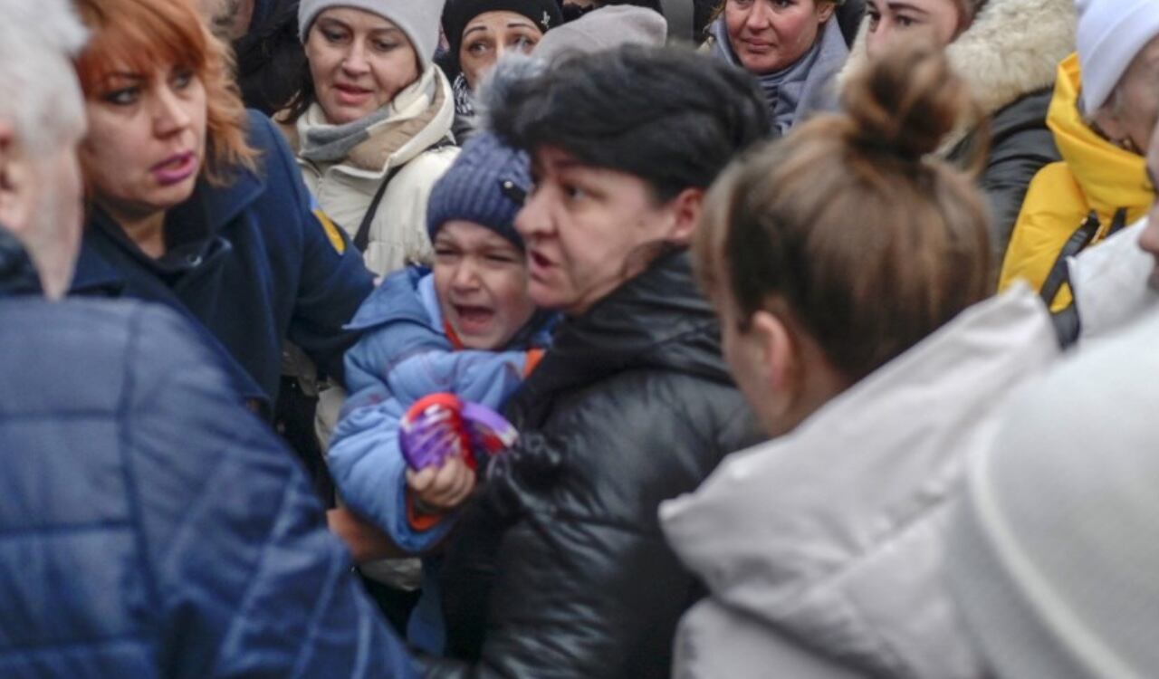La población infantil se ha visto duramente afectada por la guerra en Ucrania
