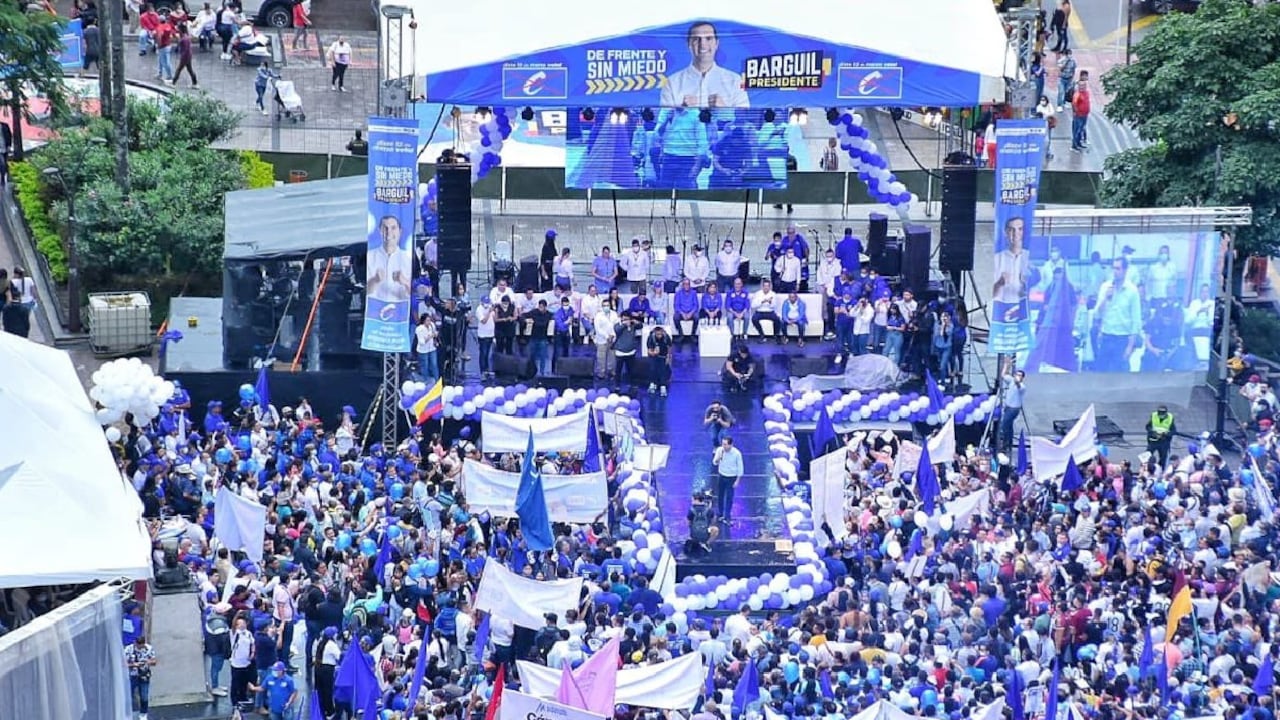 Evento de campaña de David Barguil en Ibagué.