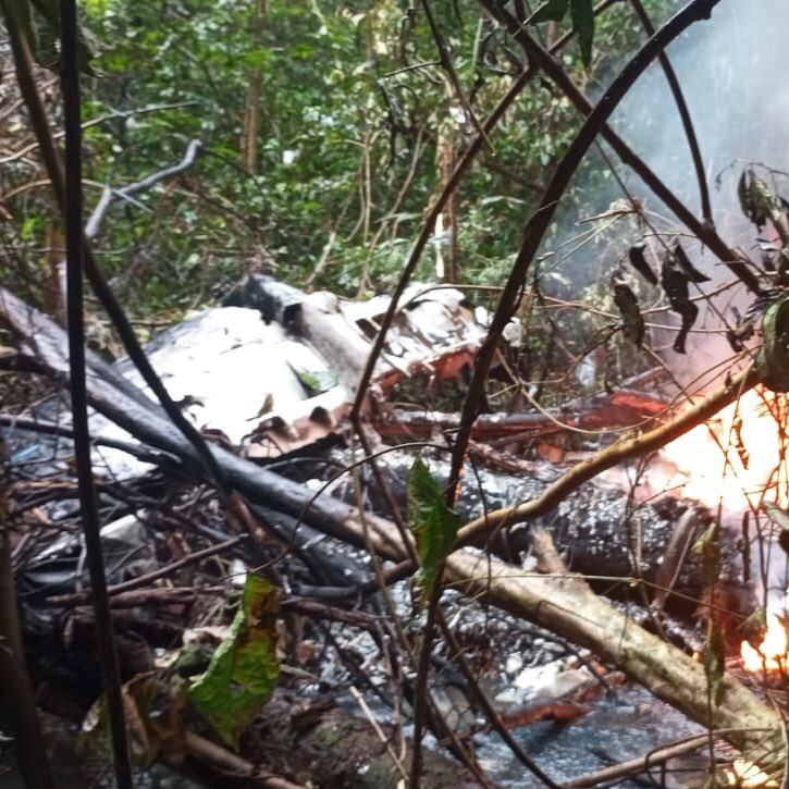 Aeronave Cessna 206. Trágico accidente que dejó cuatro personas fallecidas.