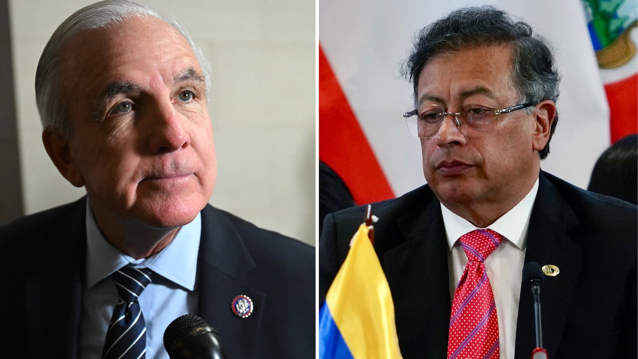 Carlos Giménez y Gustavo Petro.