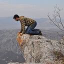 Miedo a las alturas, acrofobia, temor, hombre, montaña, paisaje