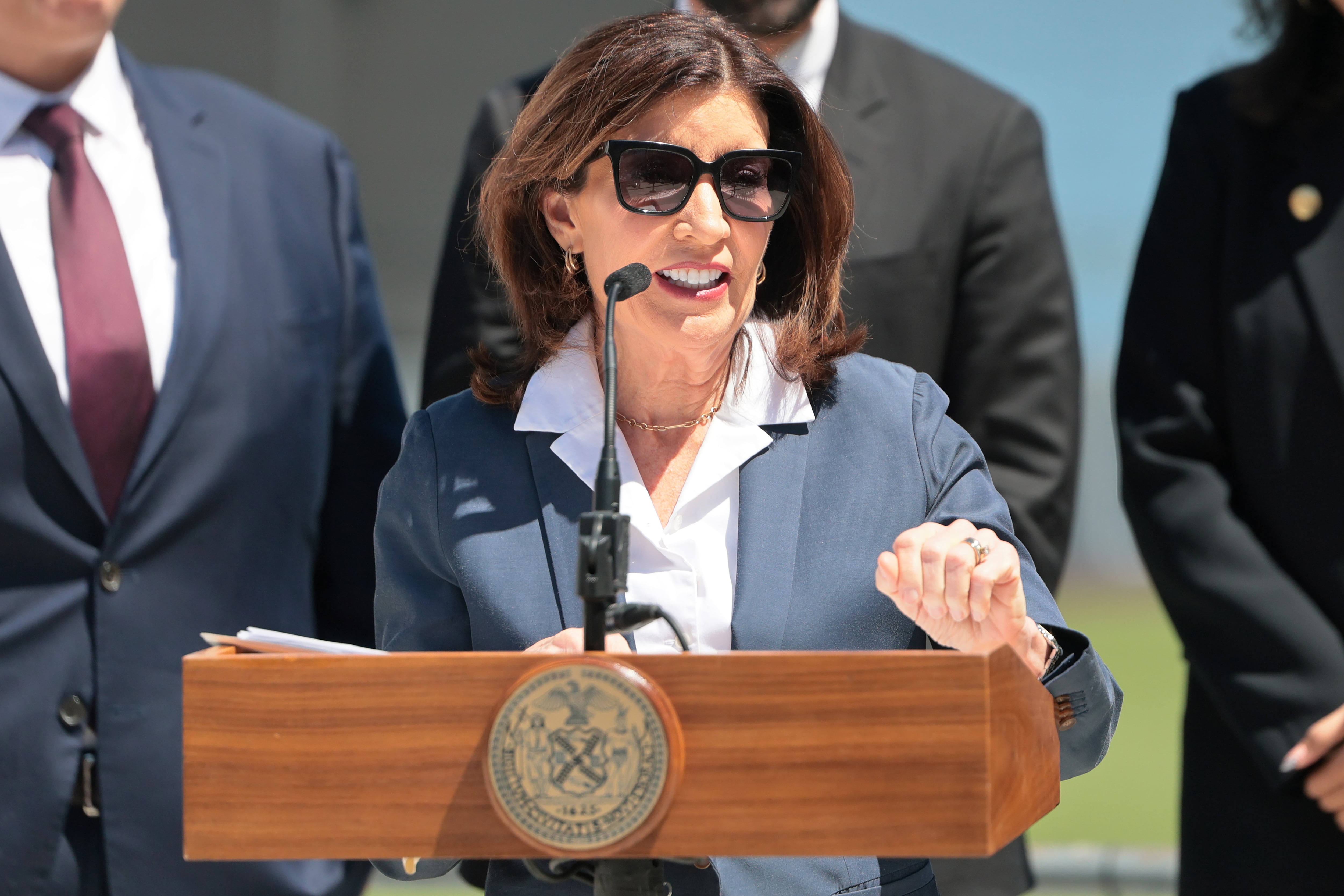 Gobernadora del estado de Nueva York, la demócrata Kathy Hochul.