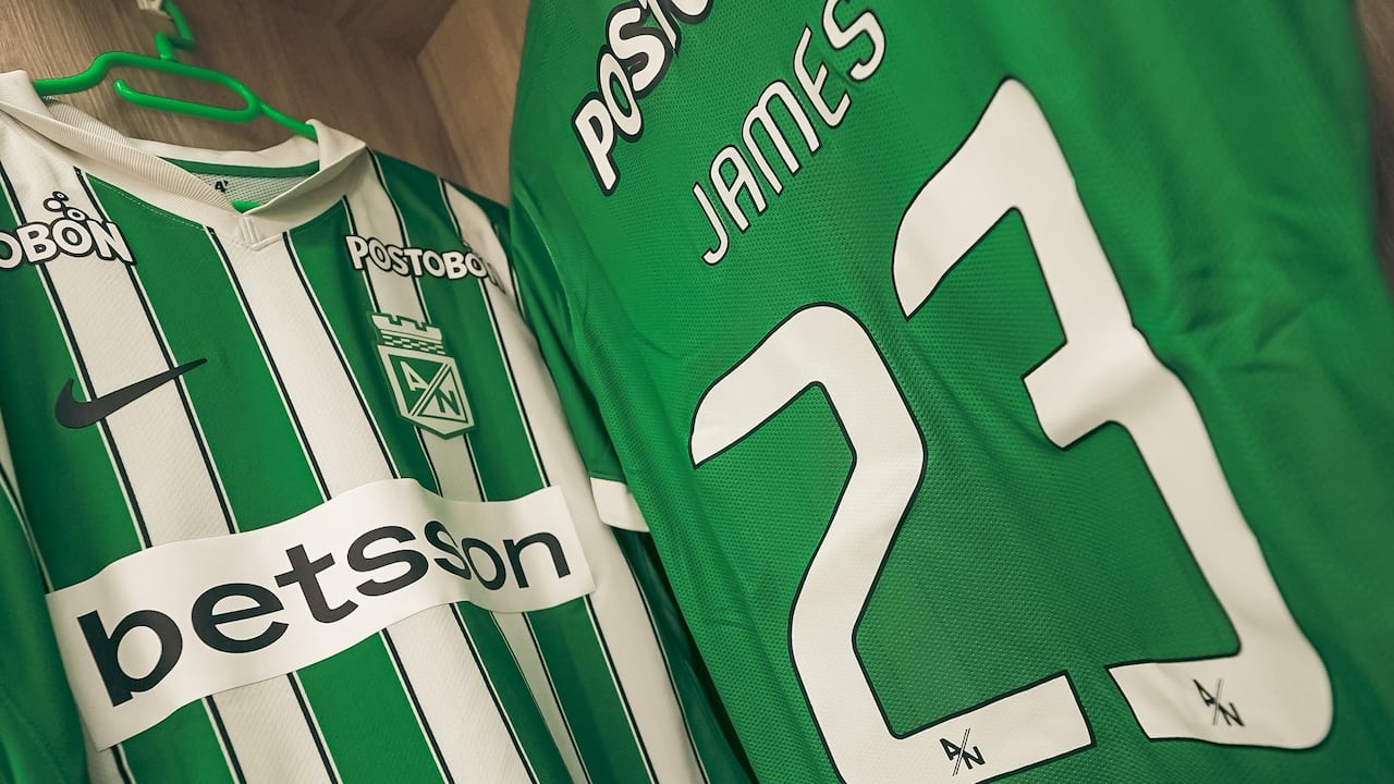 La camiseta de James Rodríguez.