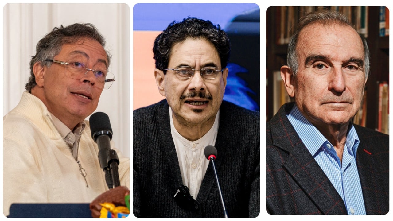Gustavo Petro, Iván Cepeda y Humberto de la Calle.