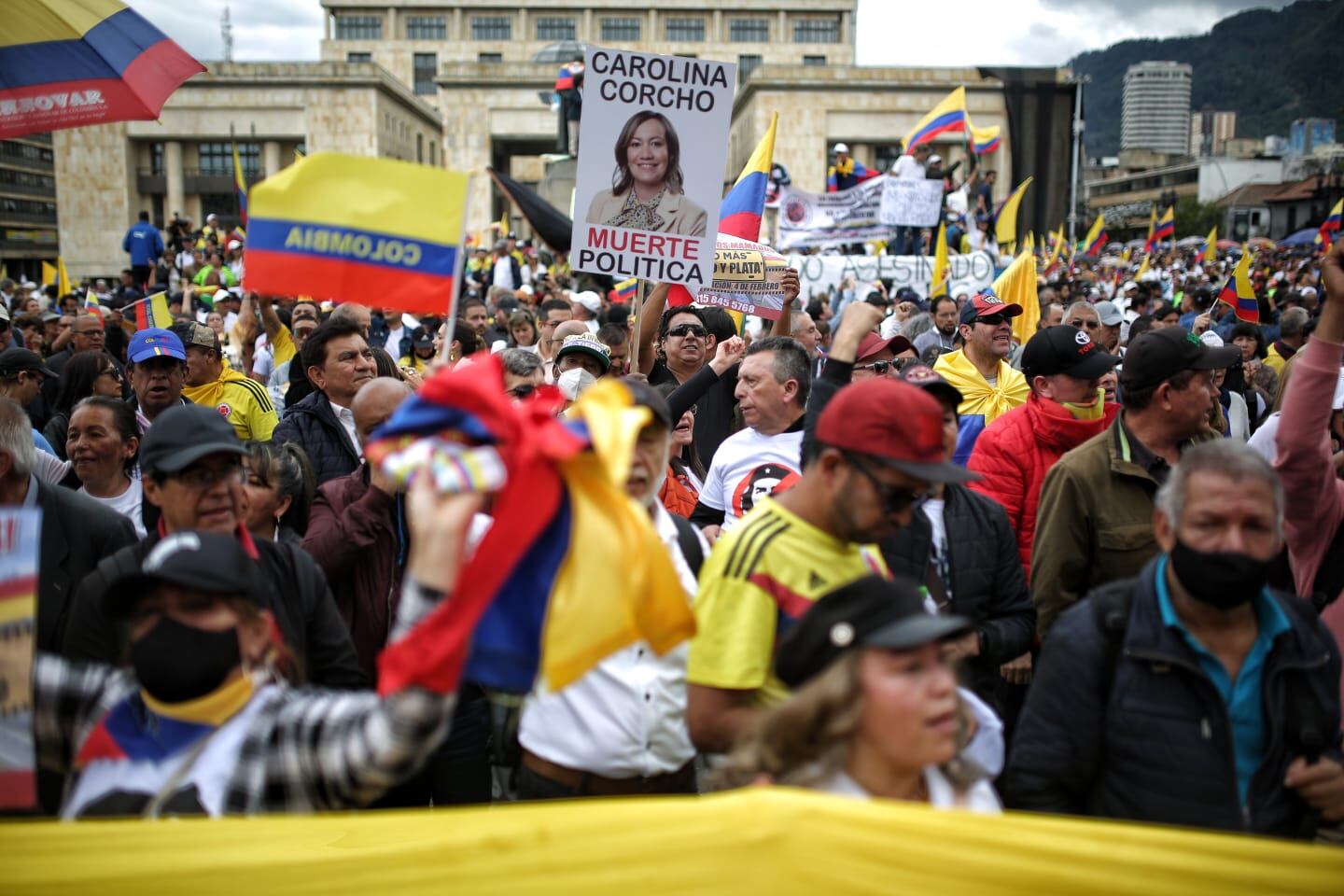 Marchas convocadas por la oposición en contra del Gobierno 15 febrero