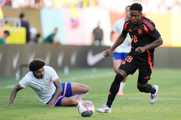 Solo 20 minutos le bastaron a Luis Sinisterra para ser calificado como uno de los mejores del partido en el amistoso entre Colombia y Estados Unidos.