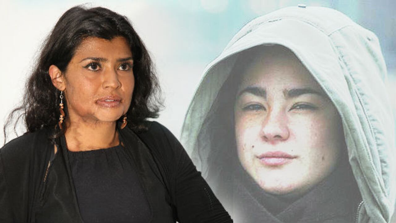 La mujer visitó a Natalia Ponce este jueves en horas de la mañana.