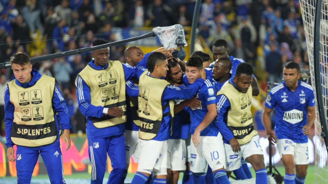 Millonarios empató 2 a 2 con el DIM en Bogotá y se clasificó a la final de la Copa Betplay. Foto: Millonarios F.C.