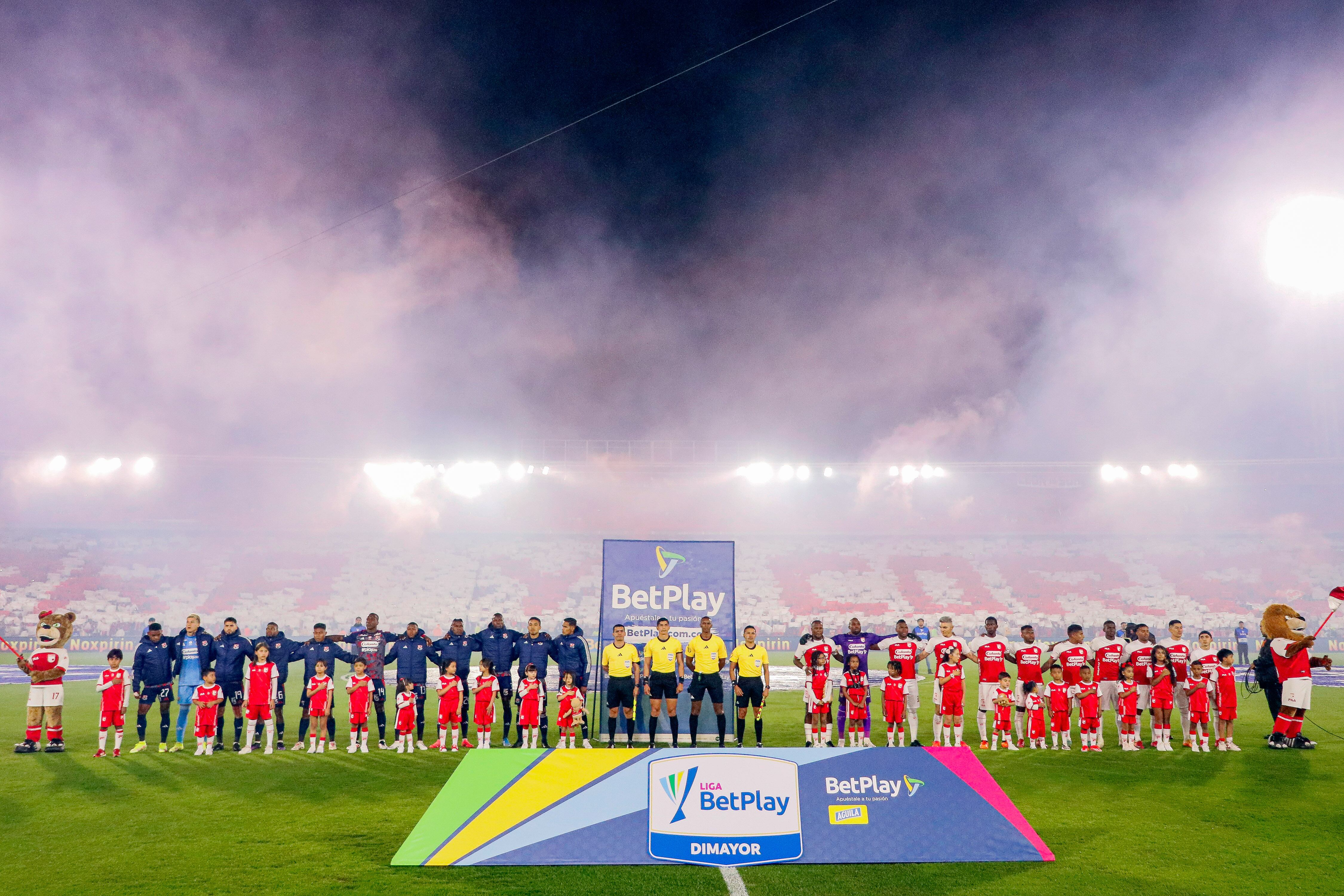 Juego de Liga BetPlay durante 2025.