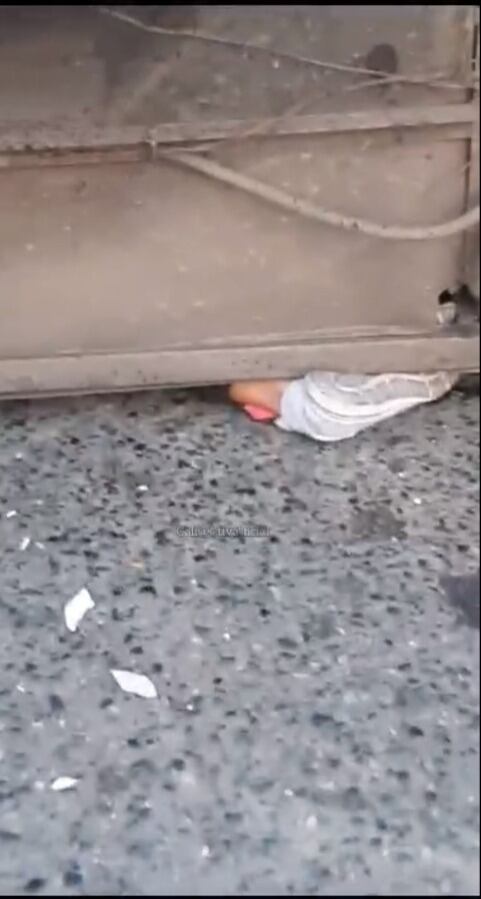 Accidente de tránsito en el barrio Decepaz, oriente de Cali.