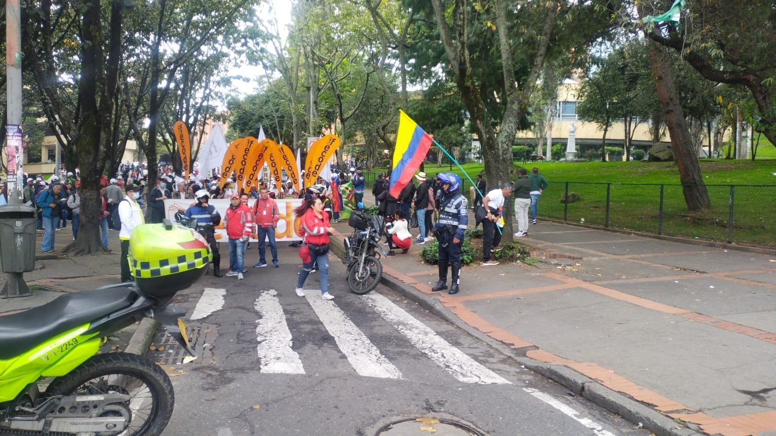 Manifestación Fecode.