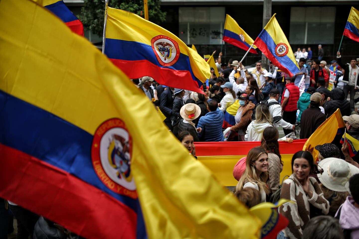 Marchas convocadas por la oposición en contra del Gobierno 15 febrero