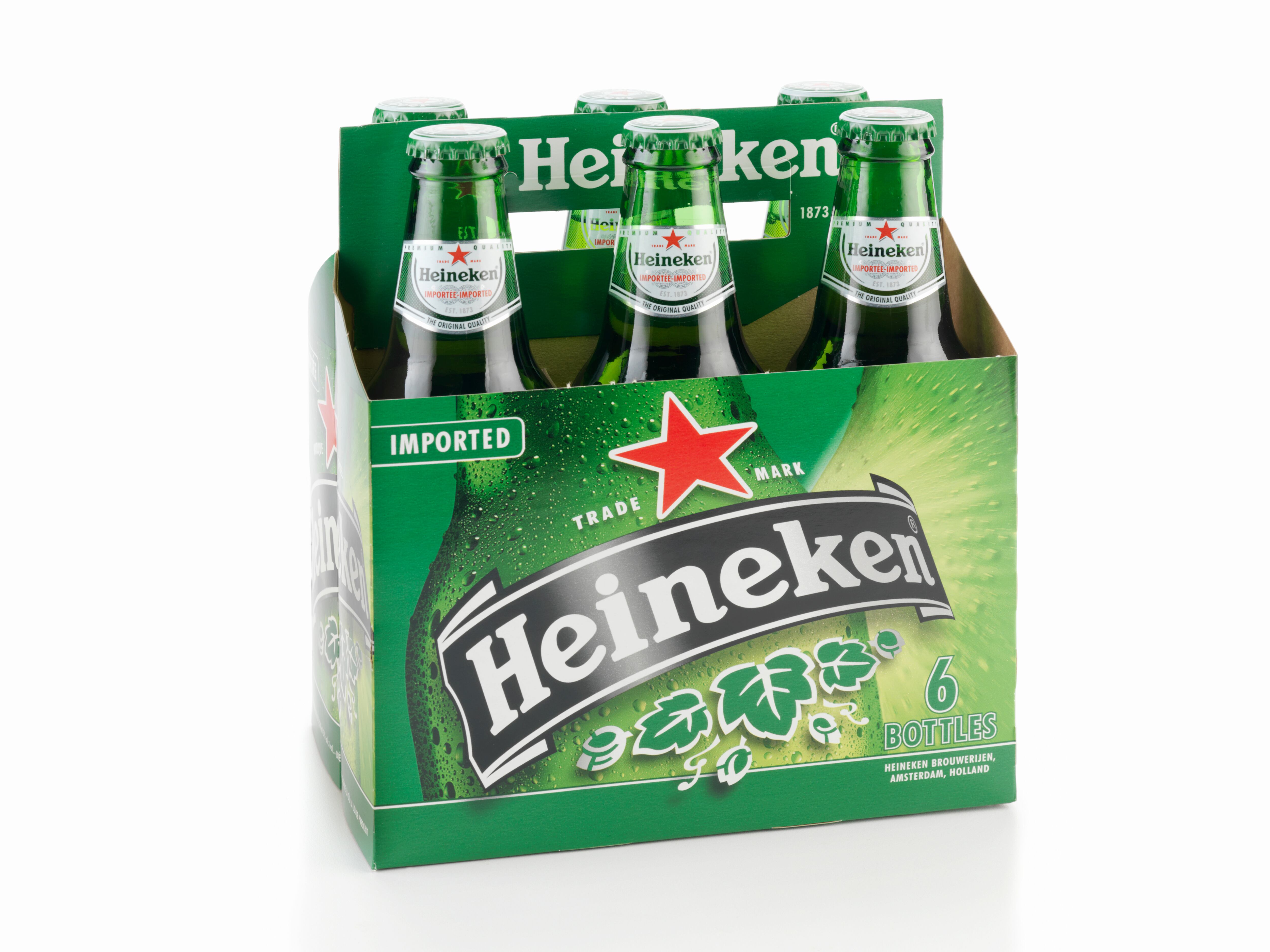 Heineken es una cerveza elaborada en Holanda.