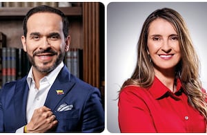 Abelardo de la Espriella y Paloma Valencia
