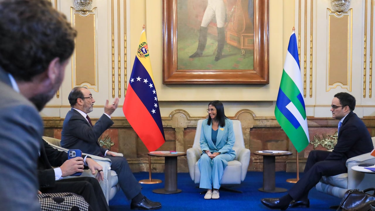 Sergio Diaz-Granados y Delcy Rodríguez