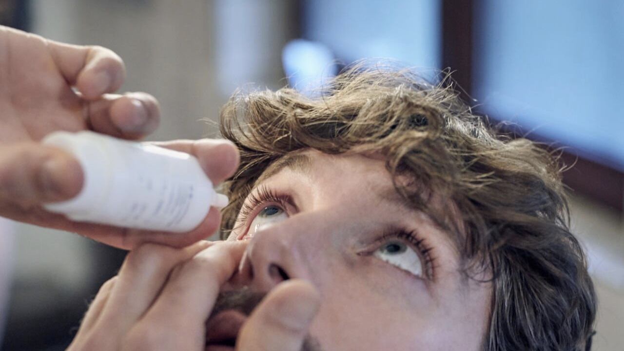 Gotas para los ojos.