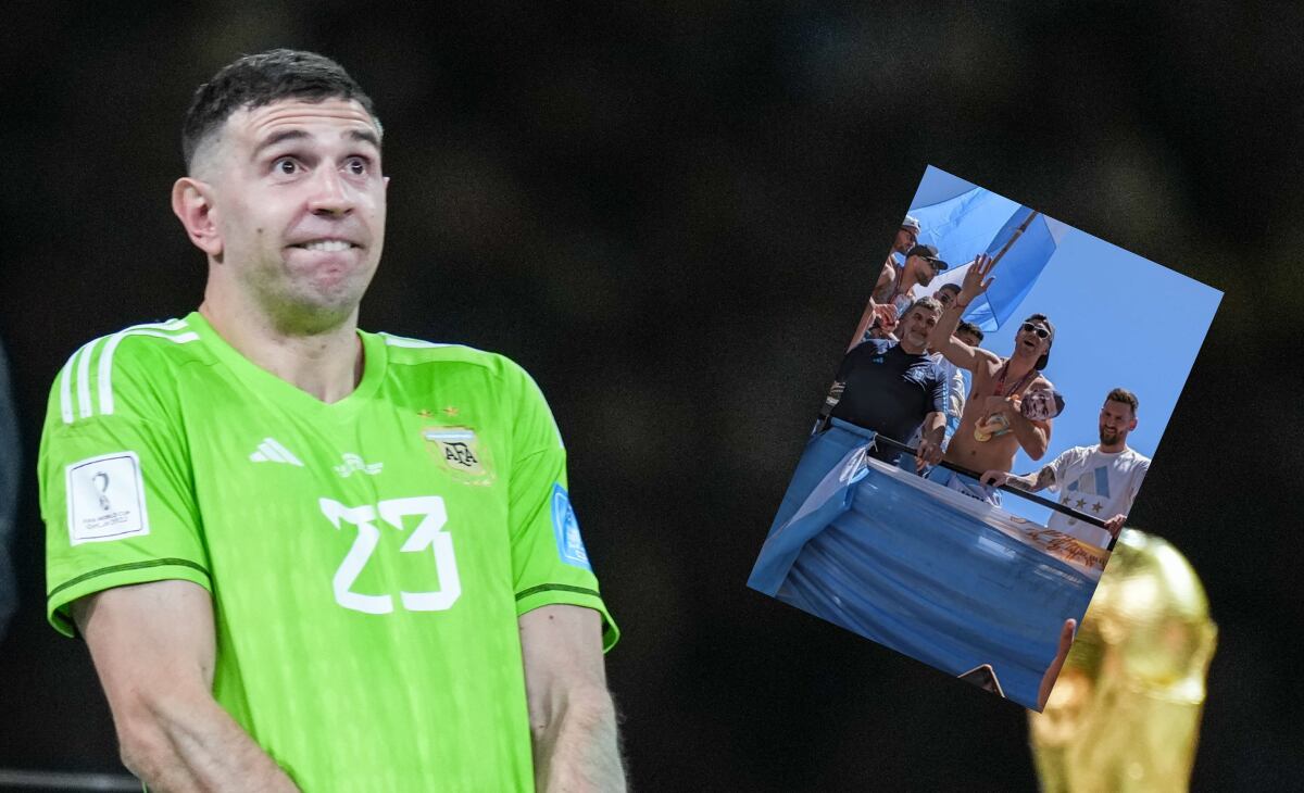 Dibu Martínez, arquero de Argentina.