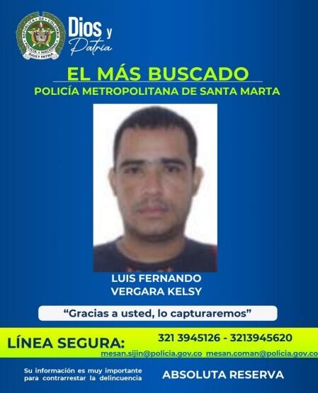 Este es el cartel publicado por la Policía