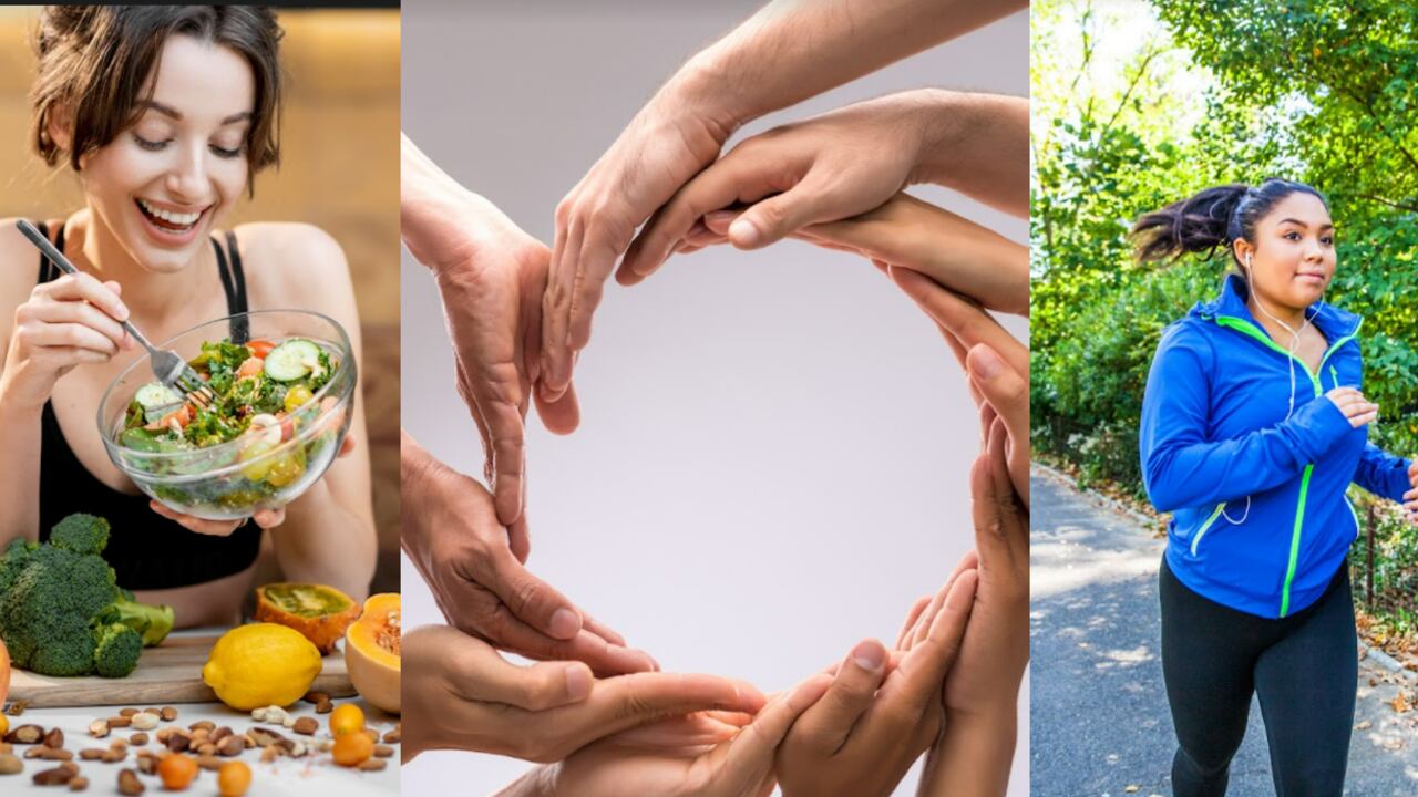 El trío ideal para bajar de peso: nutricional, física y psicológica.