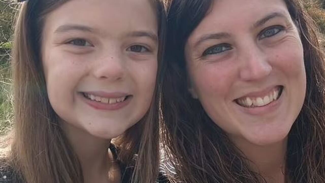 Lindsey Abbuhl y su hija