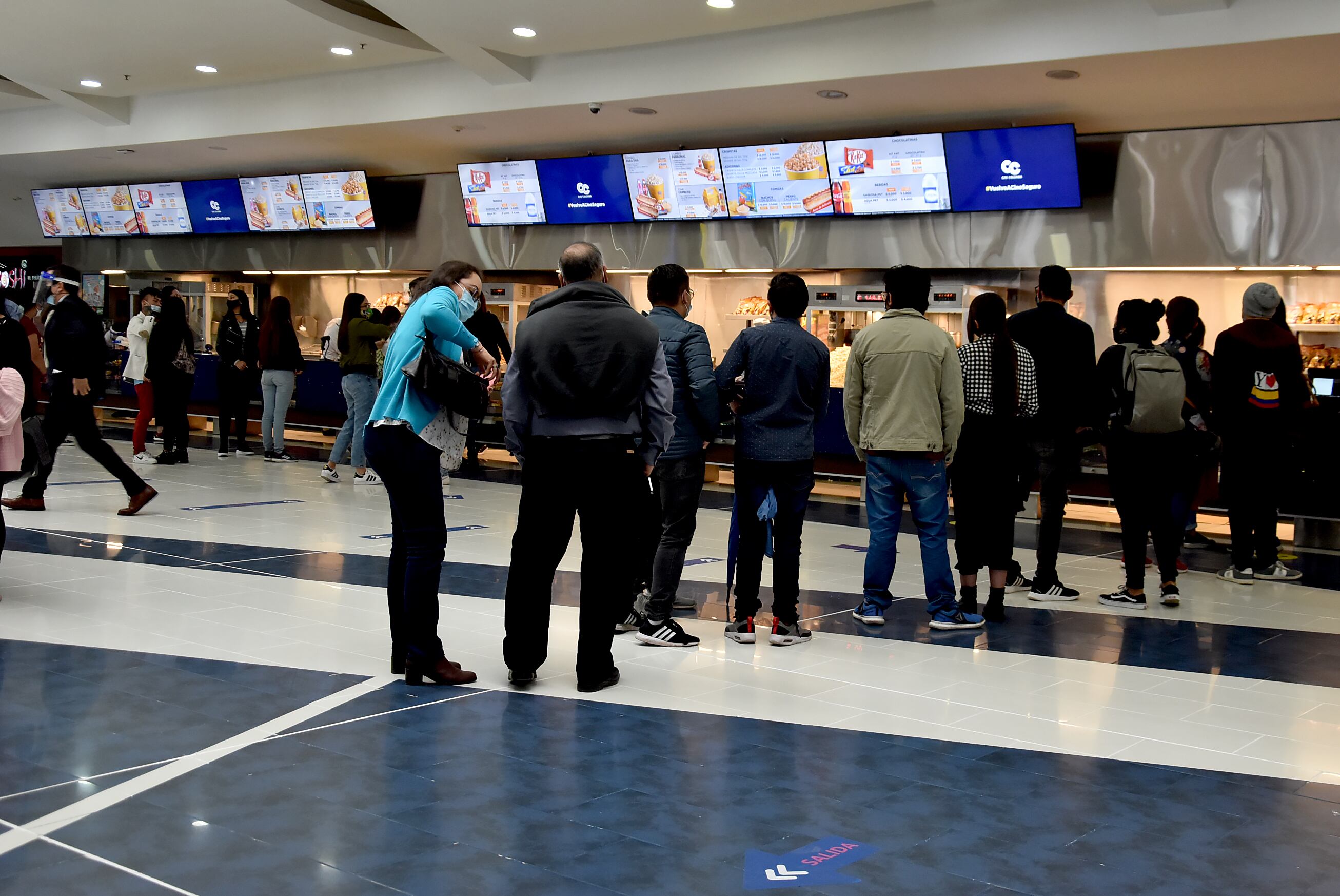 Reapertura salas de Cine Colombia Portal 80