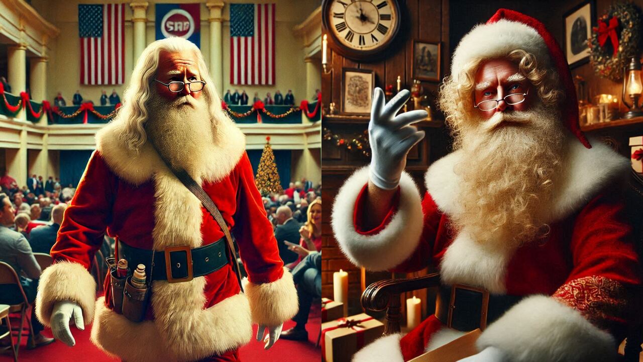 Papá Noel es un símbolo global de la Navidad, asociado con el acto de dar y compartir.