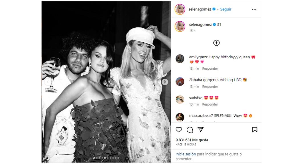 Cumpleaños de Selena Gómez