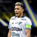 Teófilo Gutiérrez en 'La Bombonera' con la camiseta del Deportivo Cali enfrentando a Boca Juniors