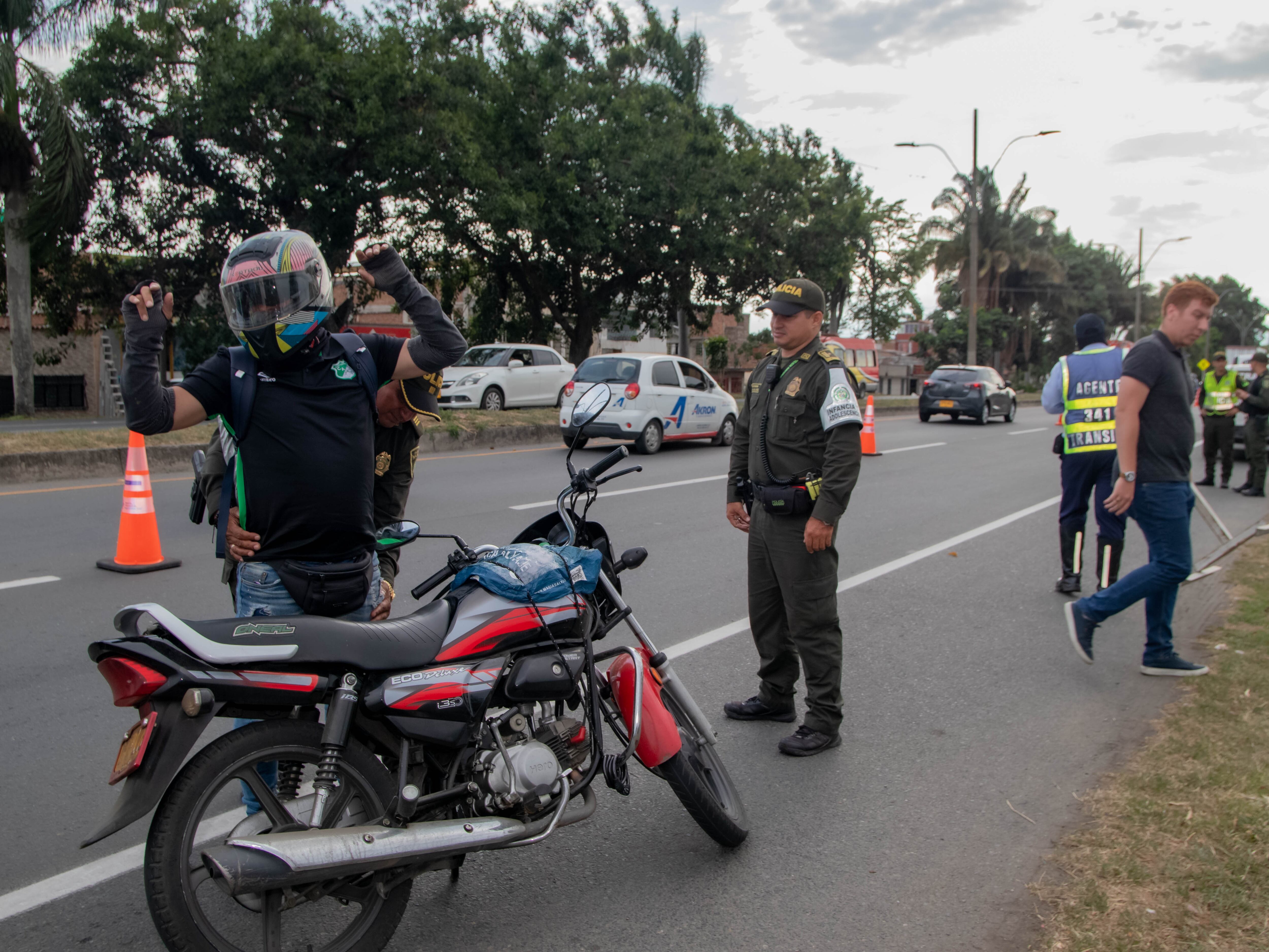 Operativos contra la criminalidad en Palmira