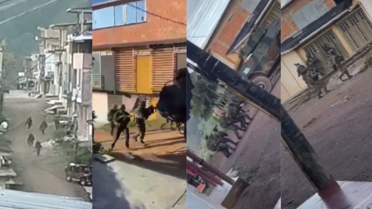 Llegada del Ejército Nacional a El Plateado.