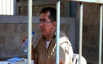 Luis Alfredo Garavito en la cárcel La Tramacúa. 