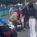El momento quedó registrado en videos de transeúntes que difundieron las imágenes en redes sociales.