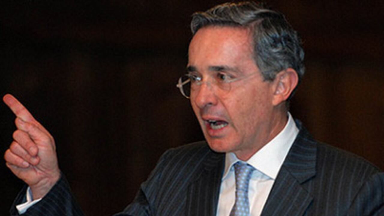 El expresidente Álvaro Uribe.